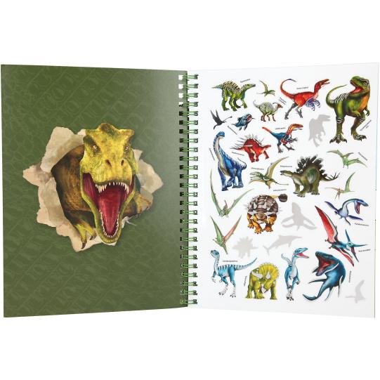Dino World Colouring Book with Colouring Pencils