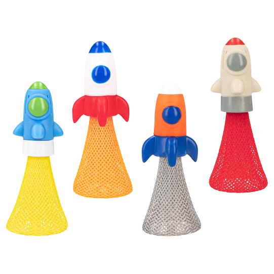 Jumping Rocket with LED Spacefun