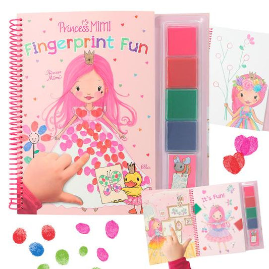 Princess Mimi Fingerprint Fun Book