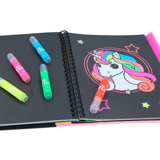 Ylvi Neon Colouring Book Set