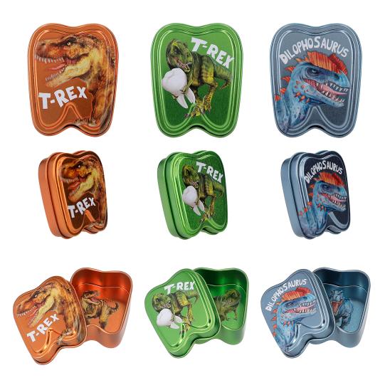 Dino World Small Tooth Tin