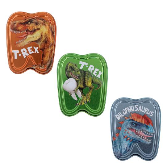 Dino World Small Tooth Tin