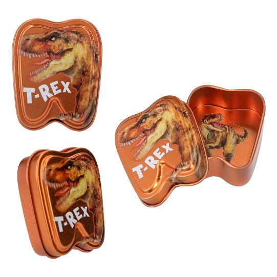 Dino World Small Tooth Tin