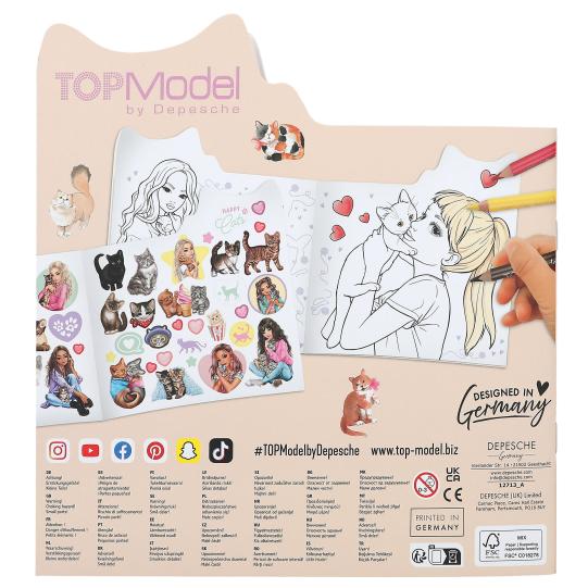 Top Model Kitty Colouring Book