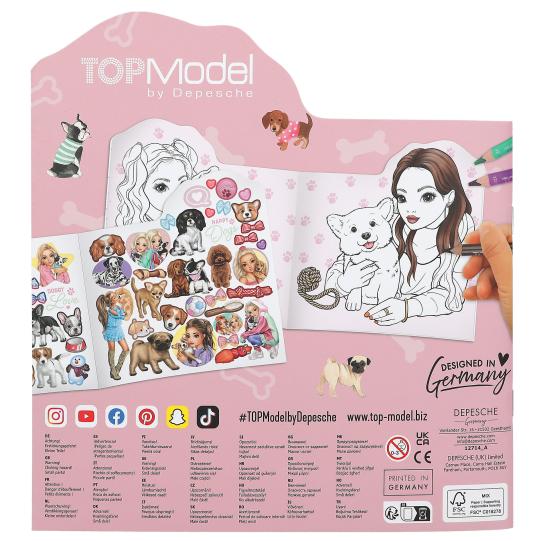 Top Model Doggy Colouring Book