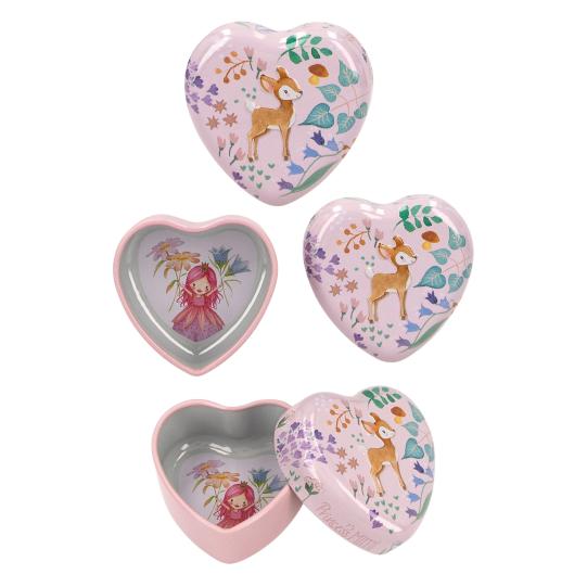 Princess Mimi Small Heart Shaped Tin