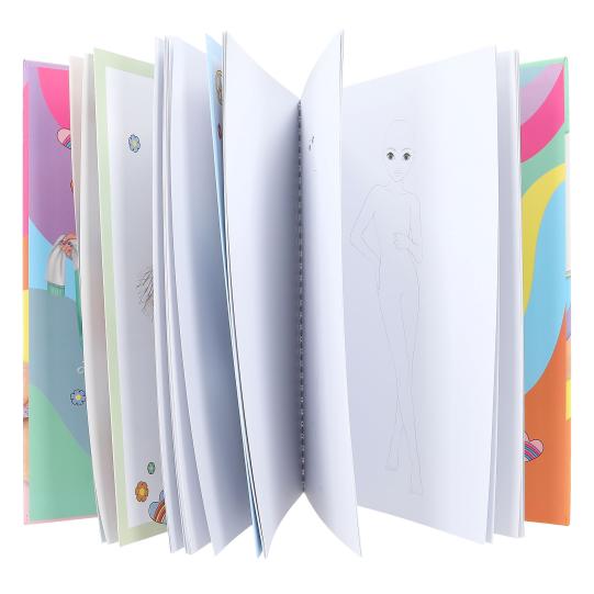 Top Model Colouring Book with Pen Set