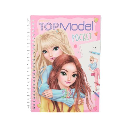 TopModel Pocket Colouring Book