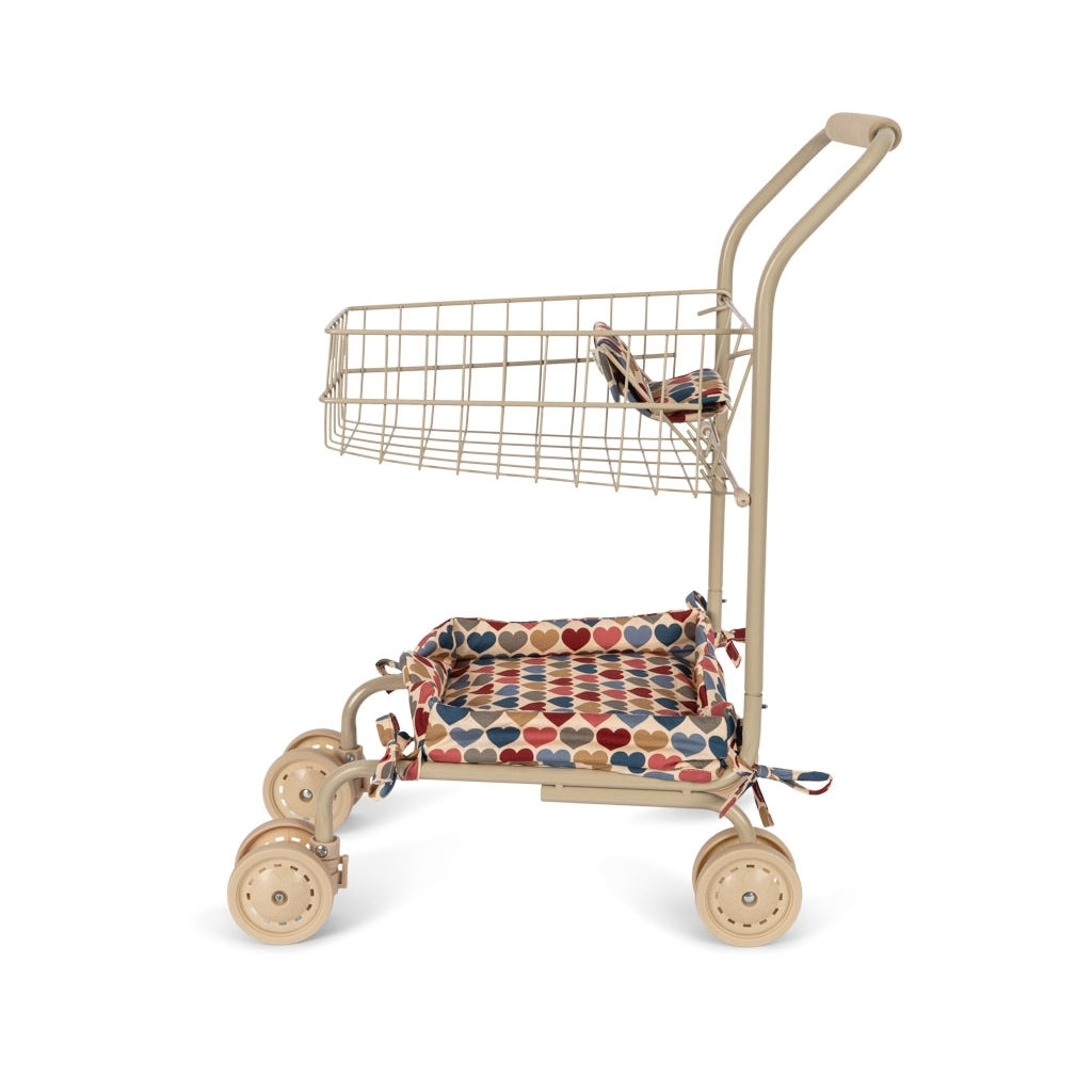 Konges Slojd Kids Shopping Cart, Coeur Bisous