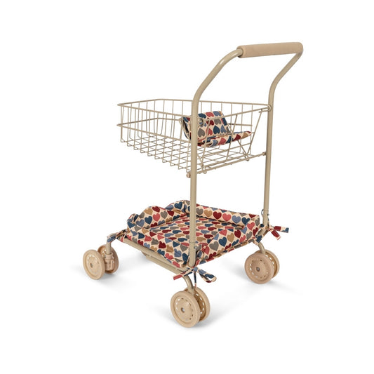 Konges Slojd Kids Shopping Cart, Coeur Bisous