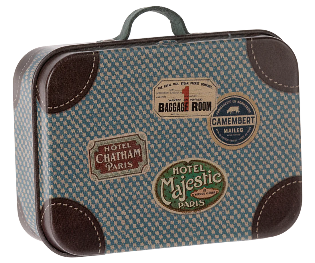 Maileg Suitcase, Micro- Blue