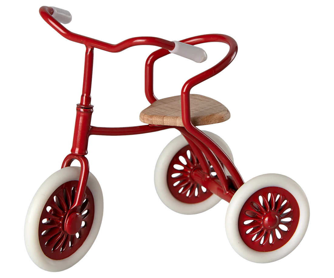 Maileg Abri a Tricycle, Mouse- Red