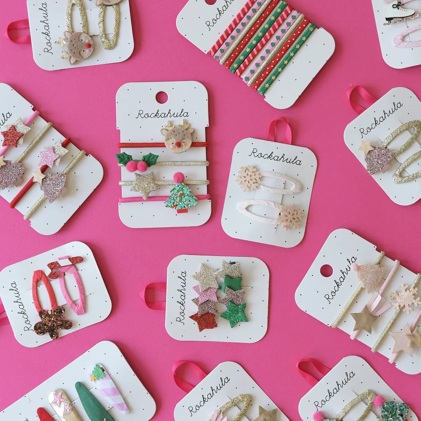 Rockahula Gingerbread & Candy Cane Clips