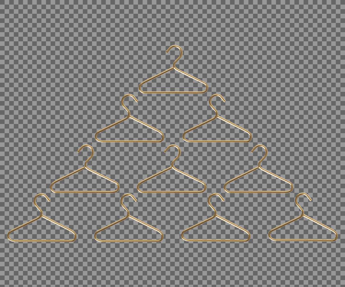 Maileg Hangers For Mouse Clothes, 5 pk