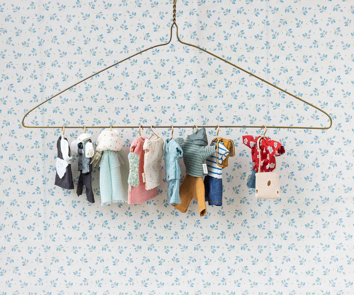 Maileg Hangers For Mouse Clothes, 5 pk