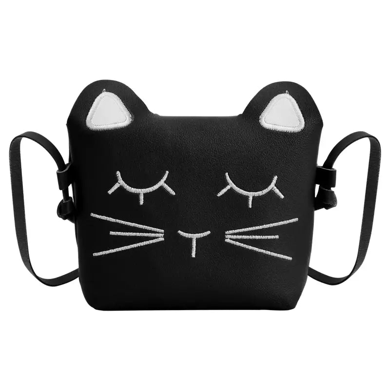 Leather Cat Crossbody Bag (Various)