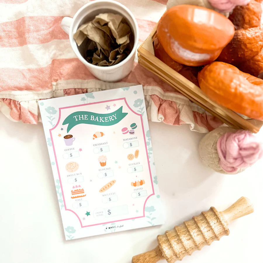 Magic Playbook Bakery Pretend Play Notepad