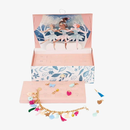 Meri Meri Winter Ballerina Charm Bracelet Advent Suitcase