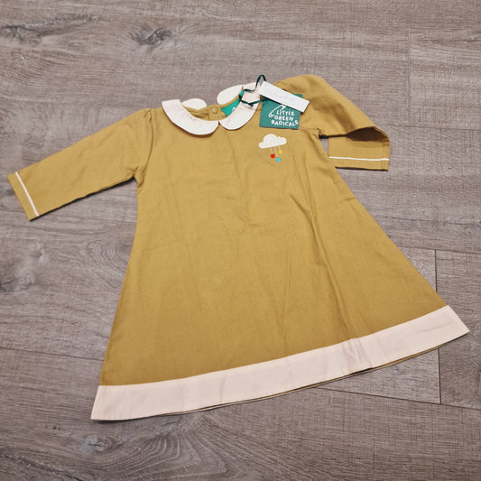8161011 BNWT Little Green Radicals Dress 1-2yrs