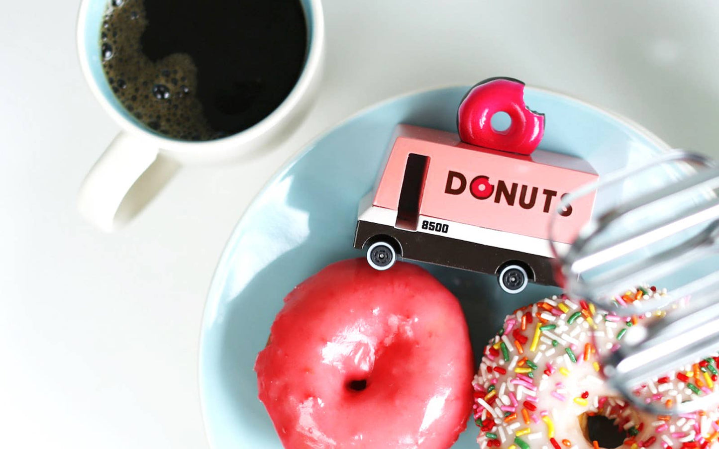 Candyvan - Donut Van - Wooden Diecast Toy Car Candylab