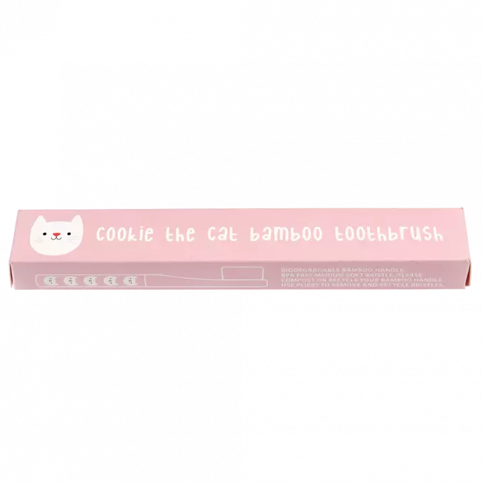 Rex London Cookie The Cat Bamboo Toothbrush