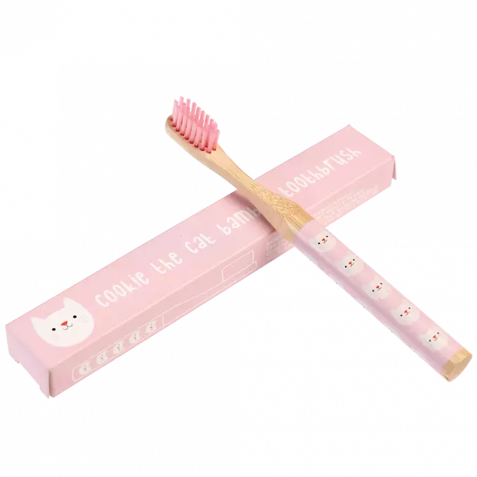 Rex London Cookie The Cat Bamboo Toothbrush