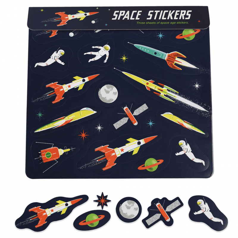 Rex London Space Sticker Sheets (3 sheets)