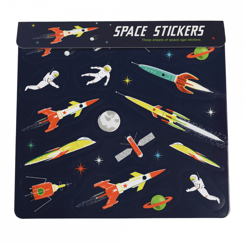 Rex London Space Sticker Sheets (3 sheets)