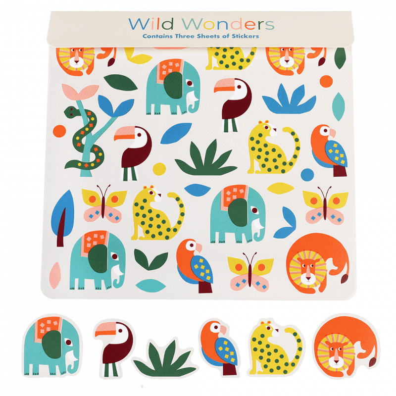 Rex London Wild Wonder Sticker Sheets (3 sheets)