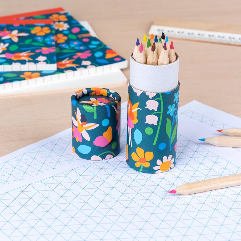 Rex London Pencil Tube- Fairies In The Garden