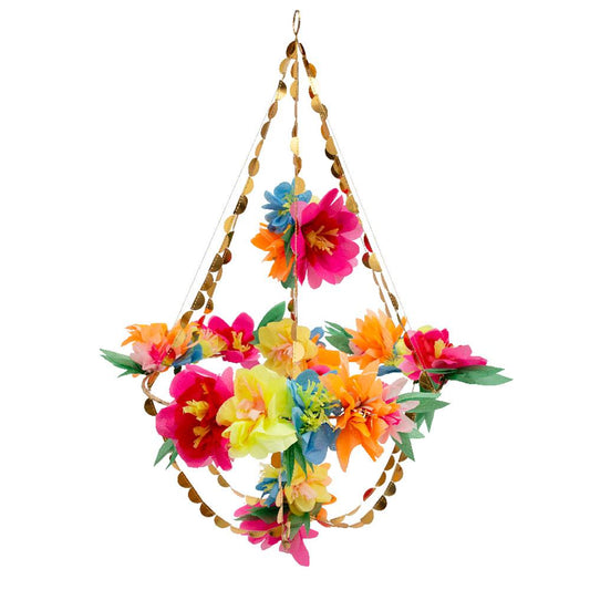 Meri Meri Bright Blossom Floral Chandelier