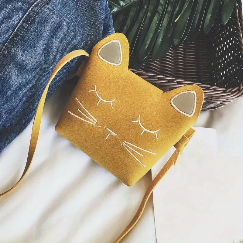 Leather Cat Crossbody Bag (Various)