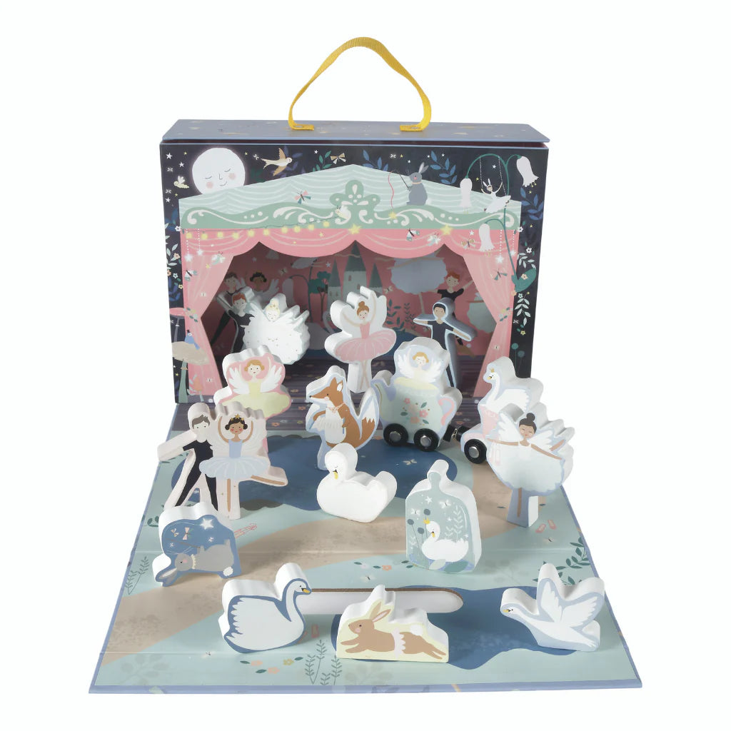 Floss & Rock Play Box With Wooden Pieces- Enchanted