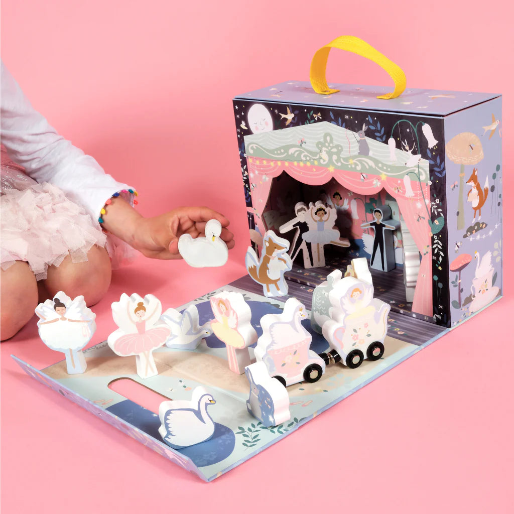 Floss & Rock Play Box With Wooden Pieces- Enchanted