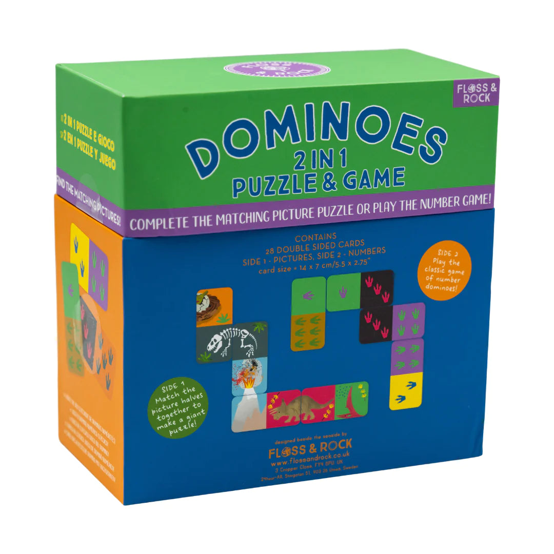Floss & Rock Dino Reversible Dominoes