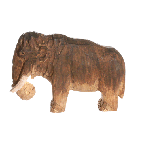 Wudimals Wooden Mammoth Animal Toy
