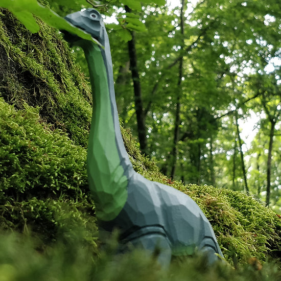 Wudimals Wooden Diplodocus Animal Toy