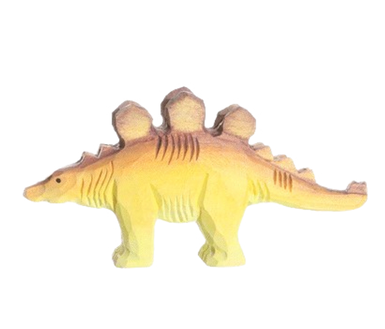 Wudimals Wooden Stegosaurus Dinosaur Animal Toy