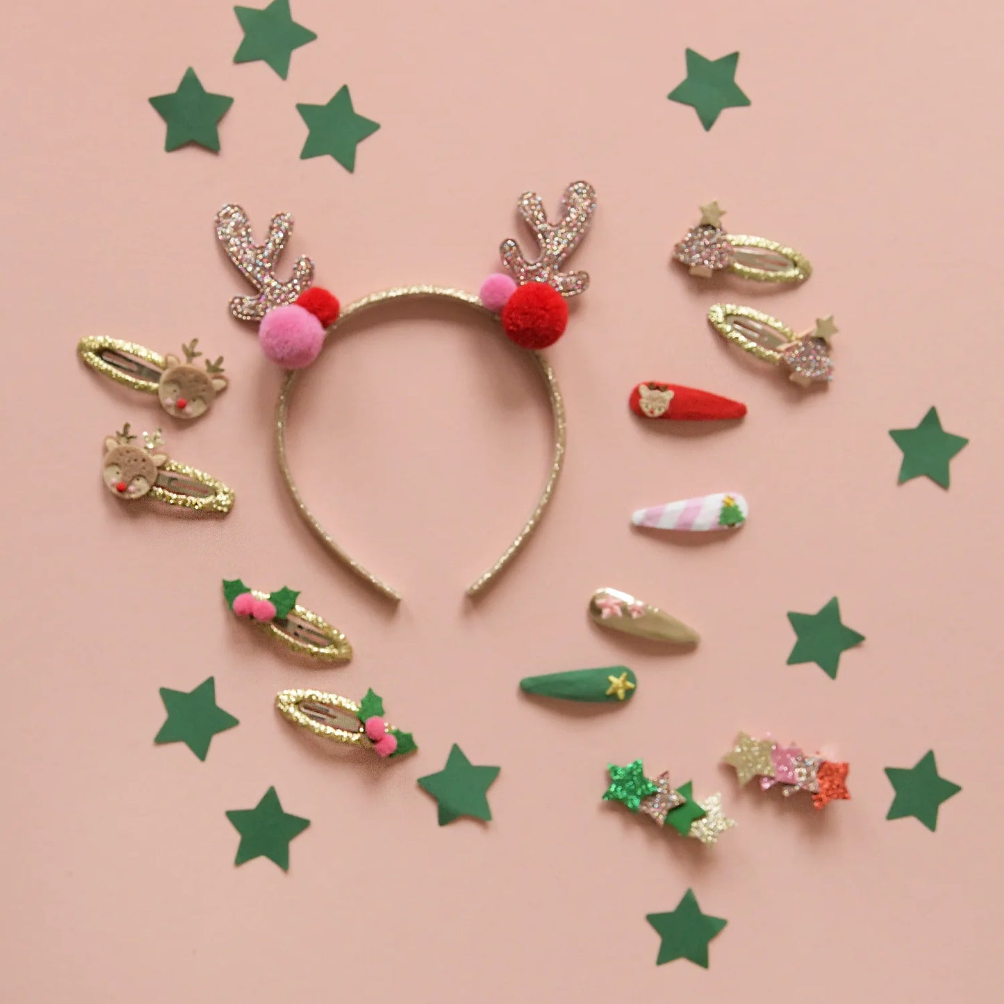 Rockahula Jolly Xmas Embroidered Clip Set
