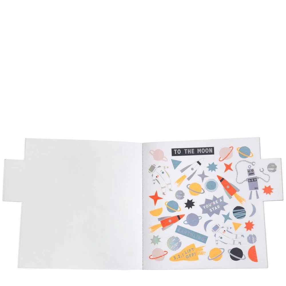 Meri Meri Robot Sticker & Sketch Pad