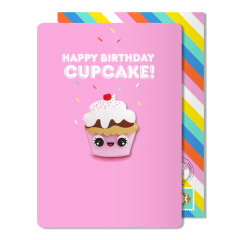 Pango Productions Happy Jello Cupcake Magnet Card