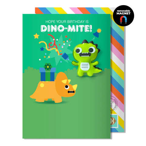 Pango Productions Dinosaur Magnet Card