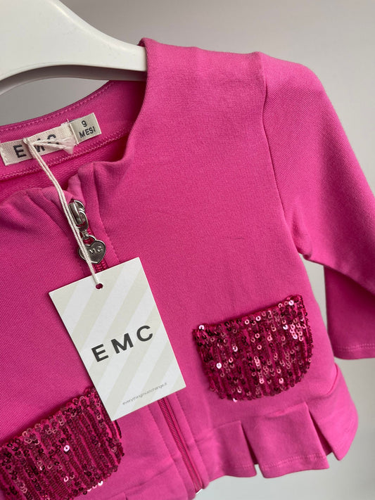 Everything Must Change Fushsia Pink Sequin Jacket 9mths