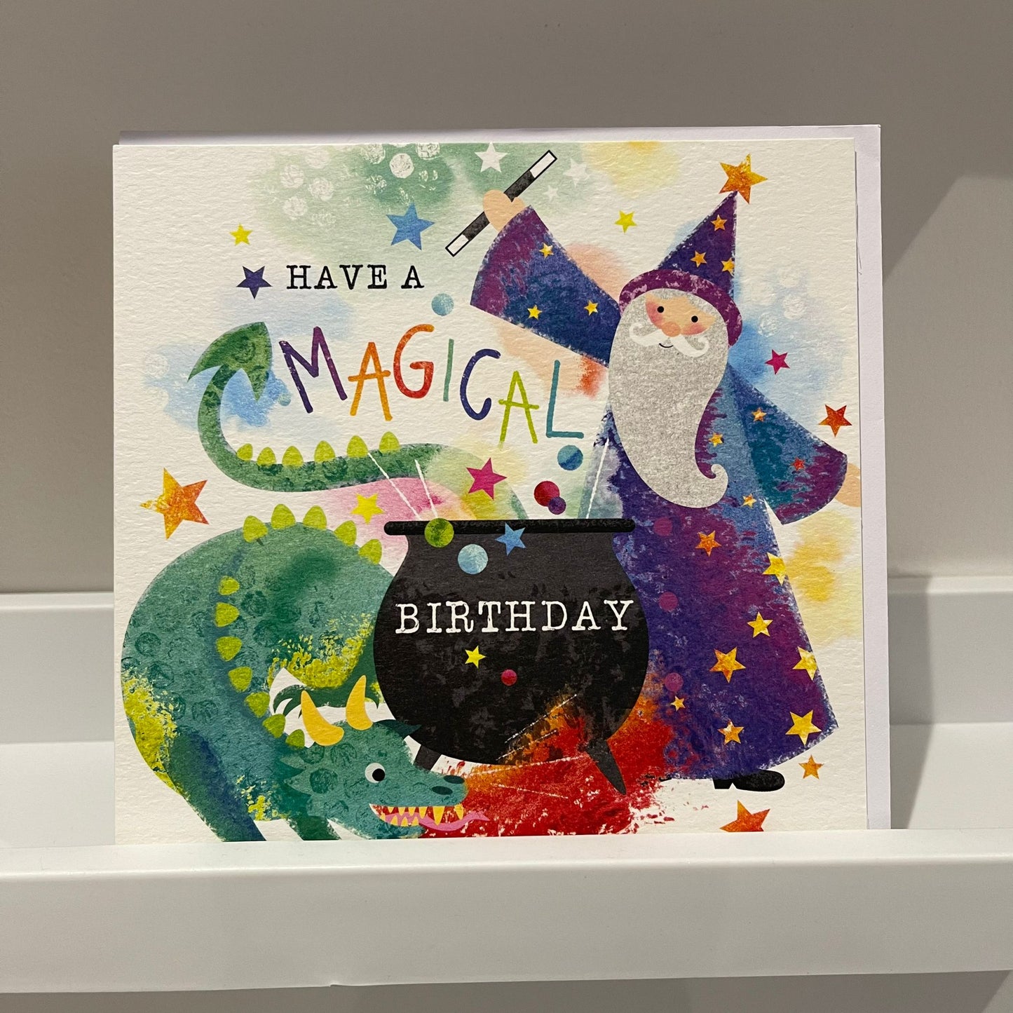 Flamingo Paperie Have A Magical Birthday (Wizard)  Greetings Card