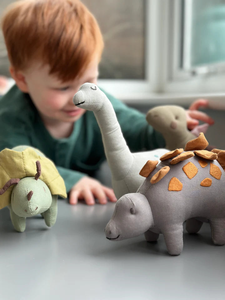 Threadbear Design Ltd. Steggy Linen Dinosaur Toy