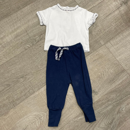 6620310 Blues Baby T-shirt & Joggers Set 6mths