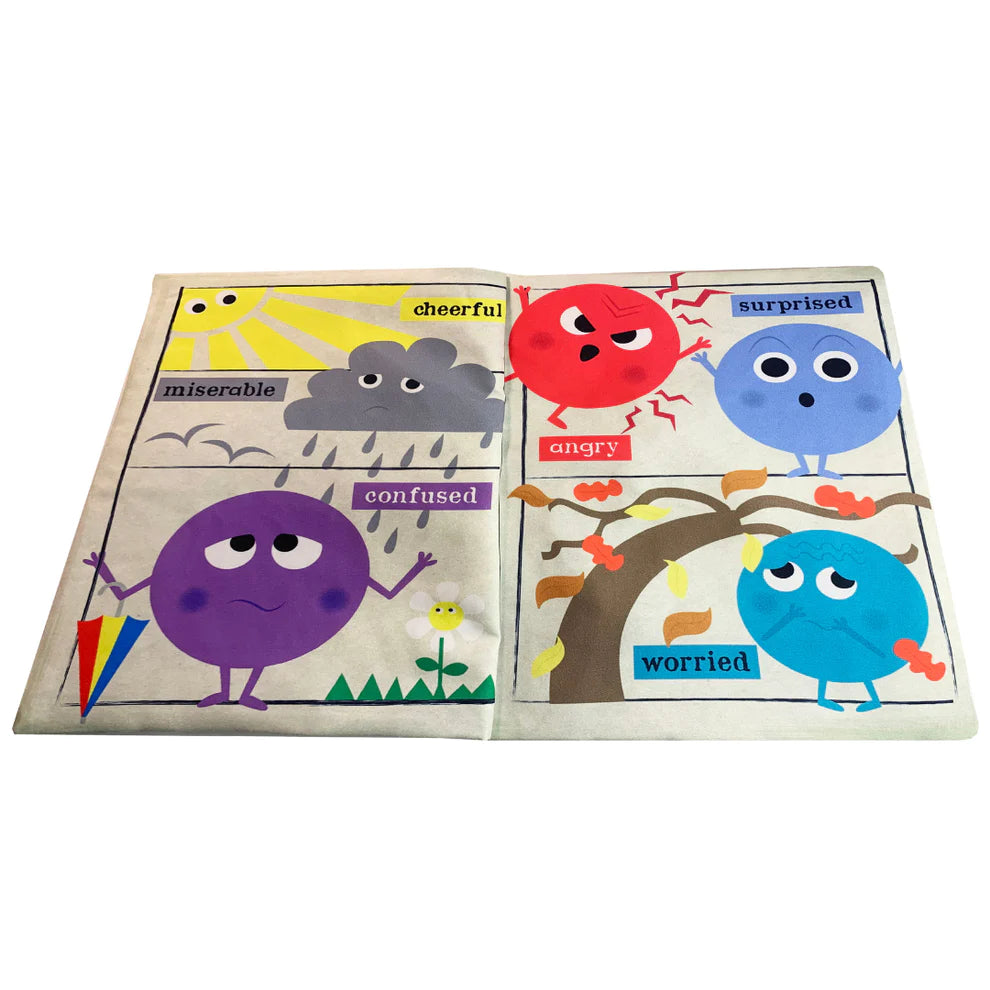 Nursery Times Crinkly Newspaper- Rainbow of Emotions
