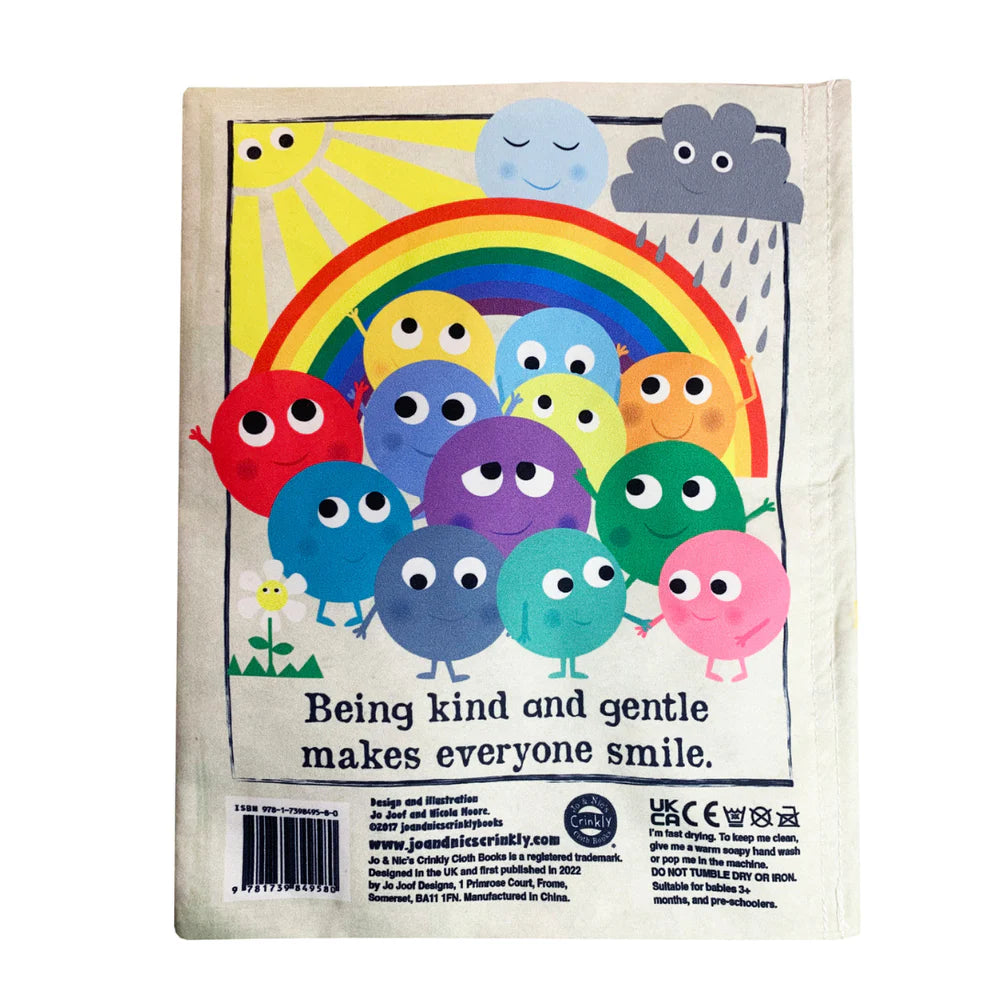 Nursery Times Crinkly Newspaper- Rainbow of Emotions