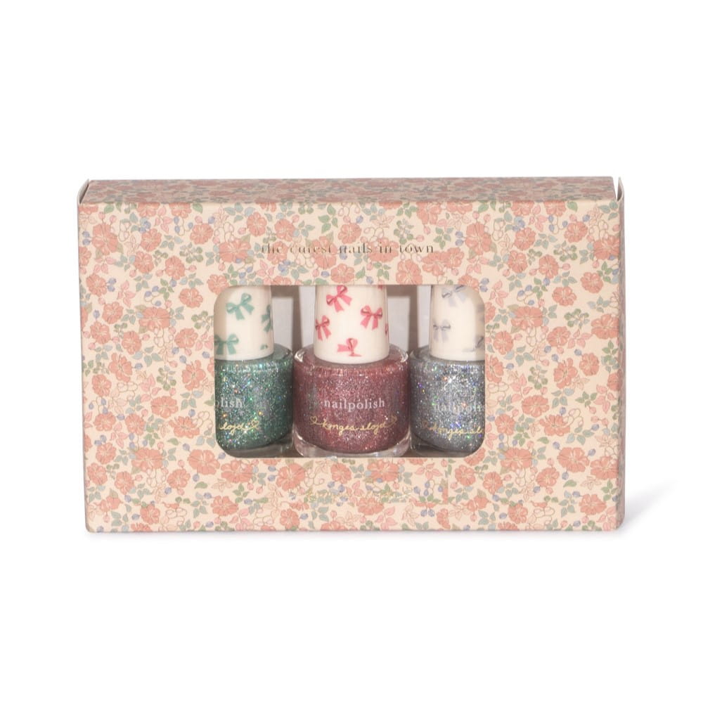 Konges Slojd Twinkle Nail Polish, set of three
