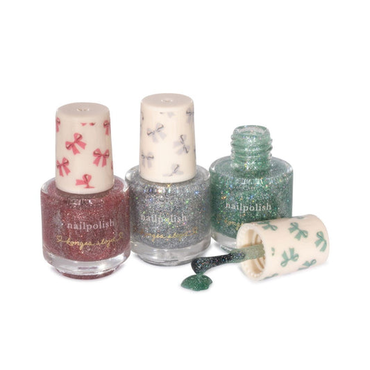 Konges Slojd Twinkle Nail Polish, set of three
